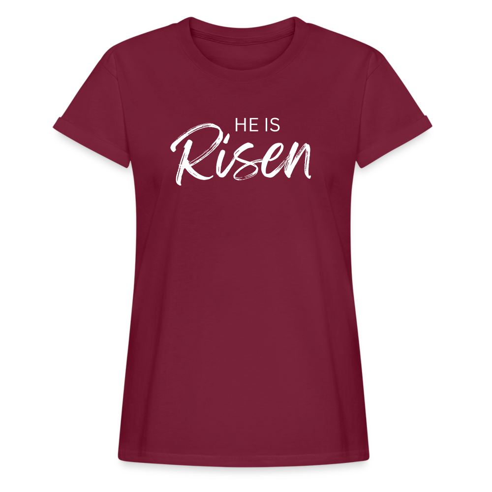 Women’s Relaxed Fit T-Shirt - bordeaux