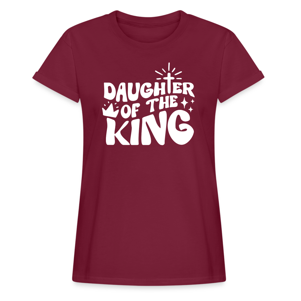 Daughter of the King Women’s Relaxed Fit T-Shirt - bordeaux