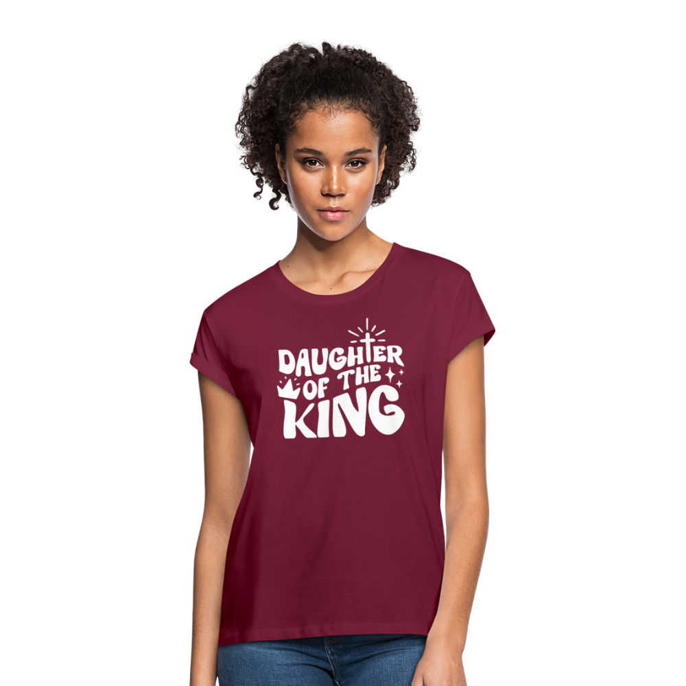 Daughter of the King Women’s Relaxed Fit T-Shirt - bordeaux