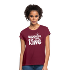 Daughter of the King Women’s Relaxed Fit T-Shirt - bordeaux