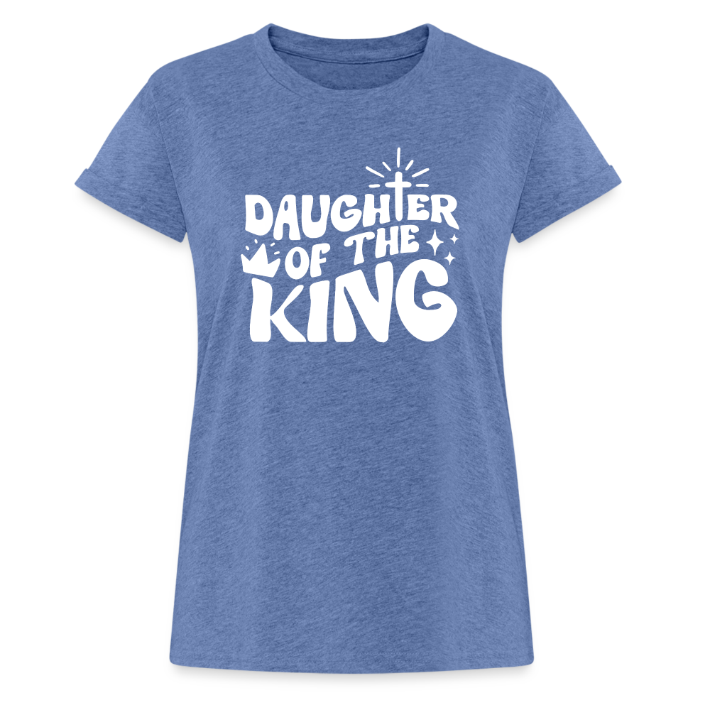 Daughter of the King Women’s Relaxed Fit T-Shirt - heather denim