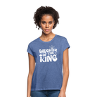 Daughter of the King Women’s Relaxed Fit T-Shirt - heather denim