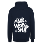 Made to Worship Unisex Hoodie - navy