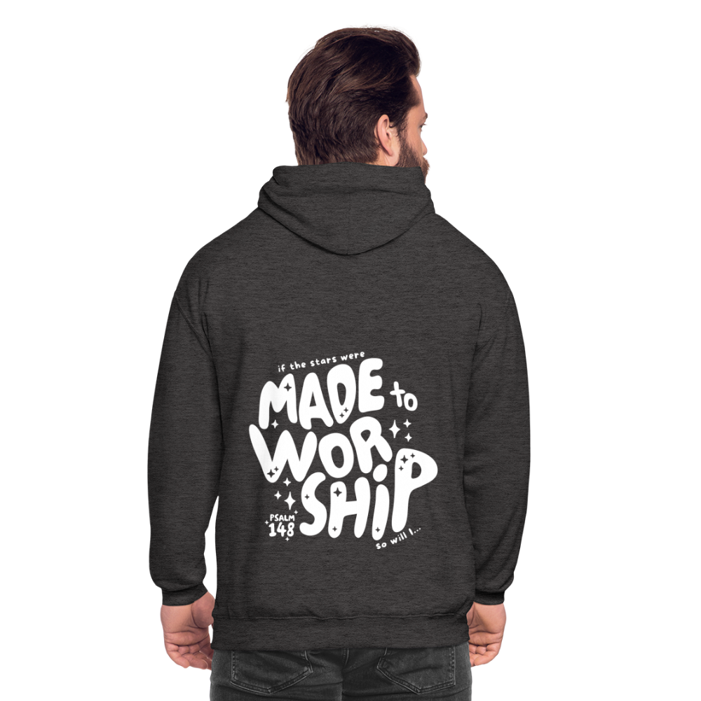 Made to Worship Unisex Hoodie - charcoal grey