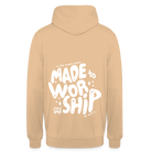 Made to Worship Unisex Hoodie - peach