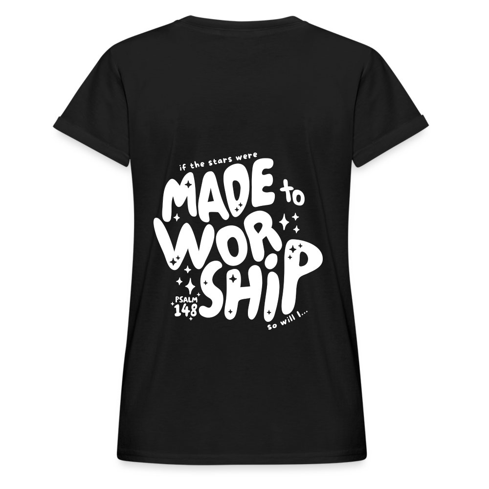 Made to Worship Women’s Oversize T-Shirt - black