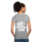 Made to Worship Women’s Oversize T-Shirt - heather grey