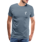 Wind and Waves Men’s Premium T-Shirt - steel blue