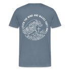 Wind and Waves Men’s Premium T-Shirt - steel blue