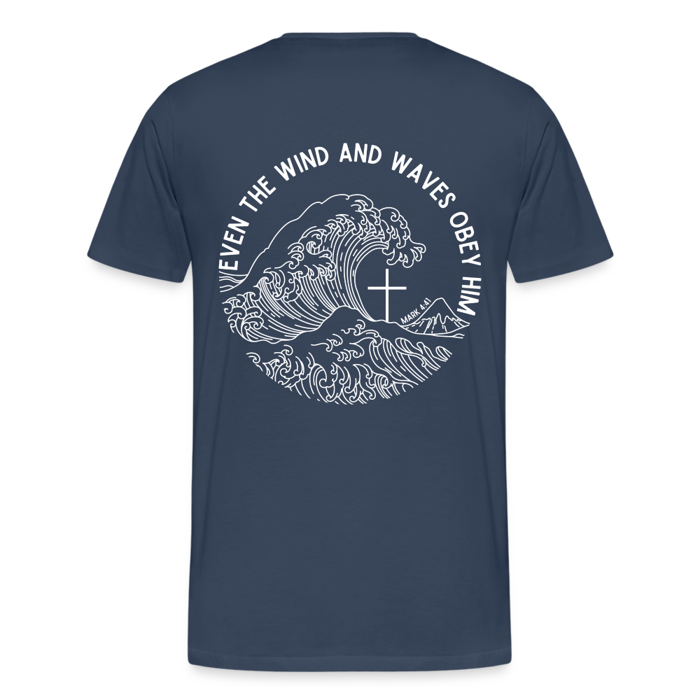 Wind and Waves Men’s Premium T-Shirt - navy