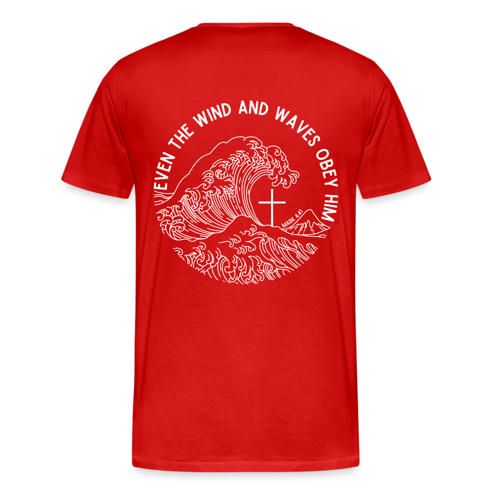 Wind and Waves Men’s Premium T-Shirt - red