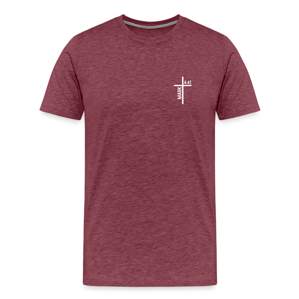 Wind and Waves Men’s Premium T-Shirt - heather burgundy