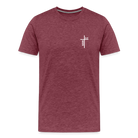 Wind and Waves Men’s Premium T-Shirt - heather burgundy