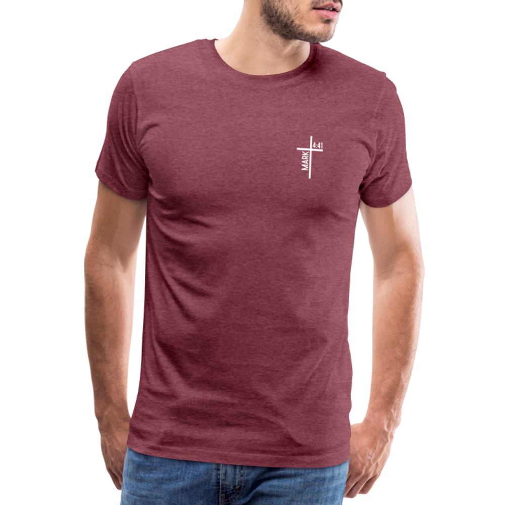 Wind and Waves Men’s Premium T-Shirt - heather burgundy