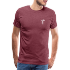 Wind and Waves Men’s Premium T-Shirt - heather burgundy