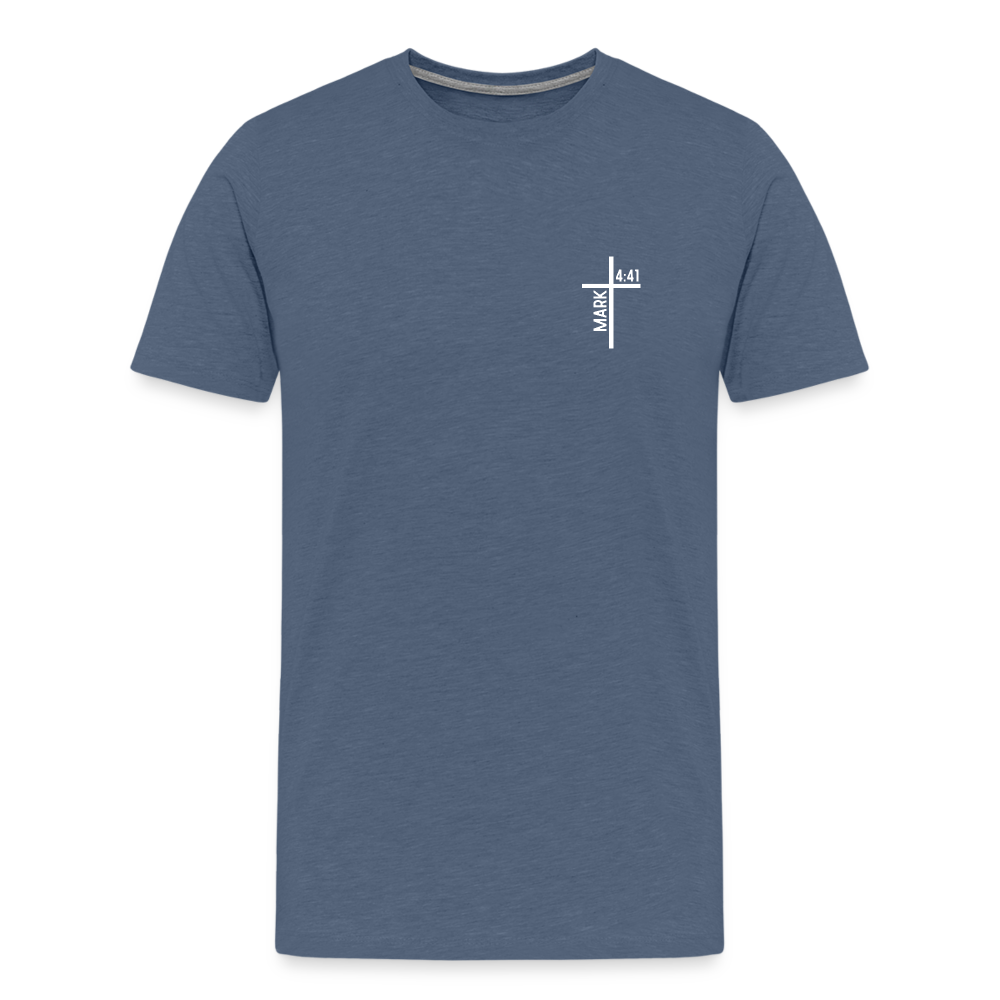 Wind and Waves Men’s Premium T-Shirt - heather blue