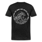 Wind and Waves Men’s Premium T-Shirt - charcoal grey