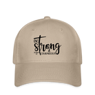 BE strong & courageous Flexfit Cap - khaki