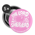 My Shepherd Badges medium 1.26"/32 mm (5-pack) - white