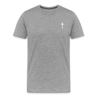 Cross Men’s Premium T-Shirt - heather grey