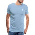 Cross Men’s Premium T-Shirt - sky