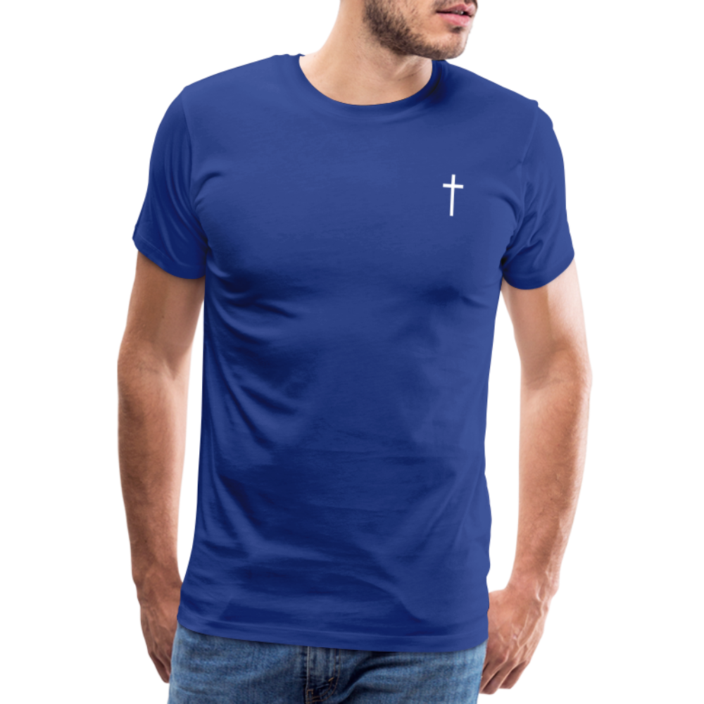 Cross Men’s Premium T-Shirt - royal blue