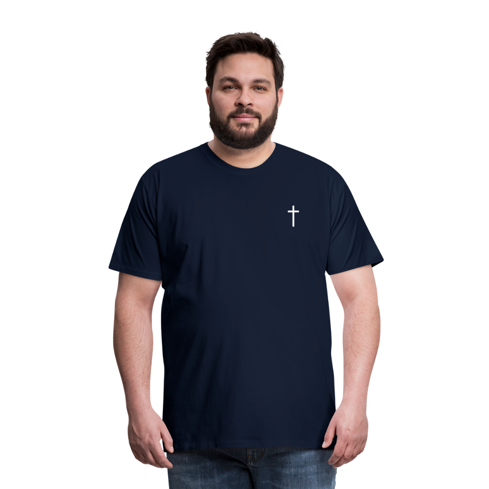 Cross Men’s Premium T-Shirt - navy