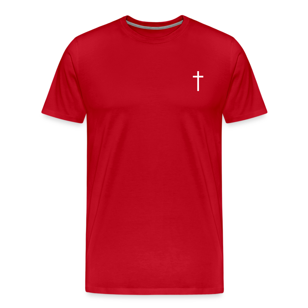Cross Men’s Premium T-Shirt - red