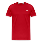 Cross Men’s Premium T-Shirt - red