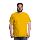 Cross Men’s Premium T-Shirt - sun yellow