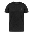 Cross Men’s Premium T-Shirt - charcoal grey