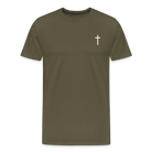 Cross Men’s Premium T-Shirt - khaki