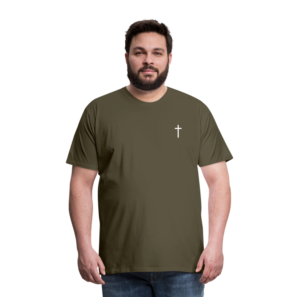 Cross Men’s Premium T-Shirt - khaki