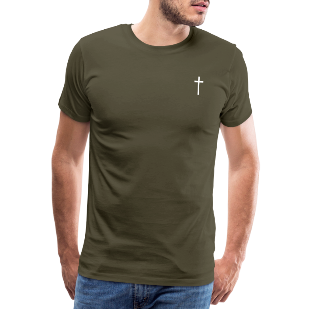 Cross Men’s Premium T-Shirt - khaki