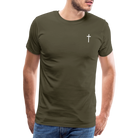 Cross Men’s Premium T-Shirt - khaki