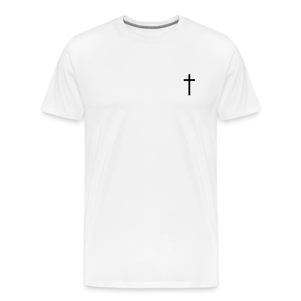 Cross Men’s Premium T-Shirt - white