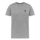 Cross Men’s Premium T-Shirt - heather grey
