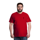 Cross Men’s Premium T-Shirt - red