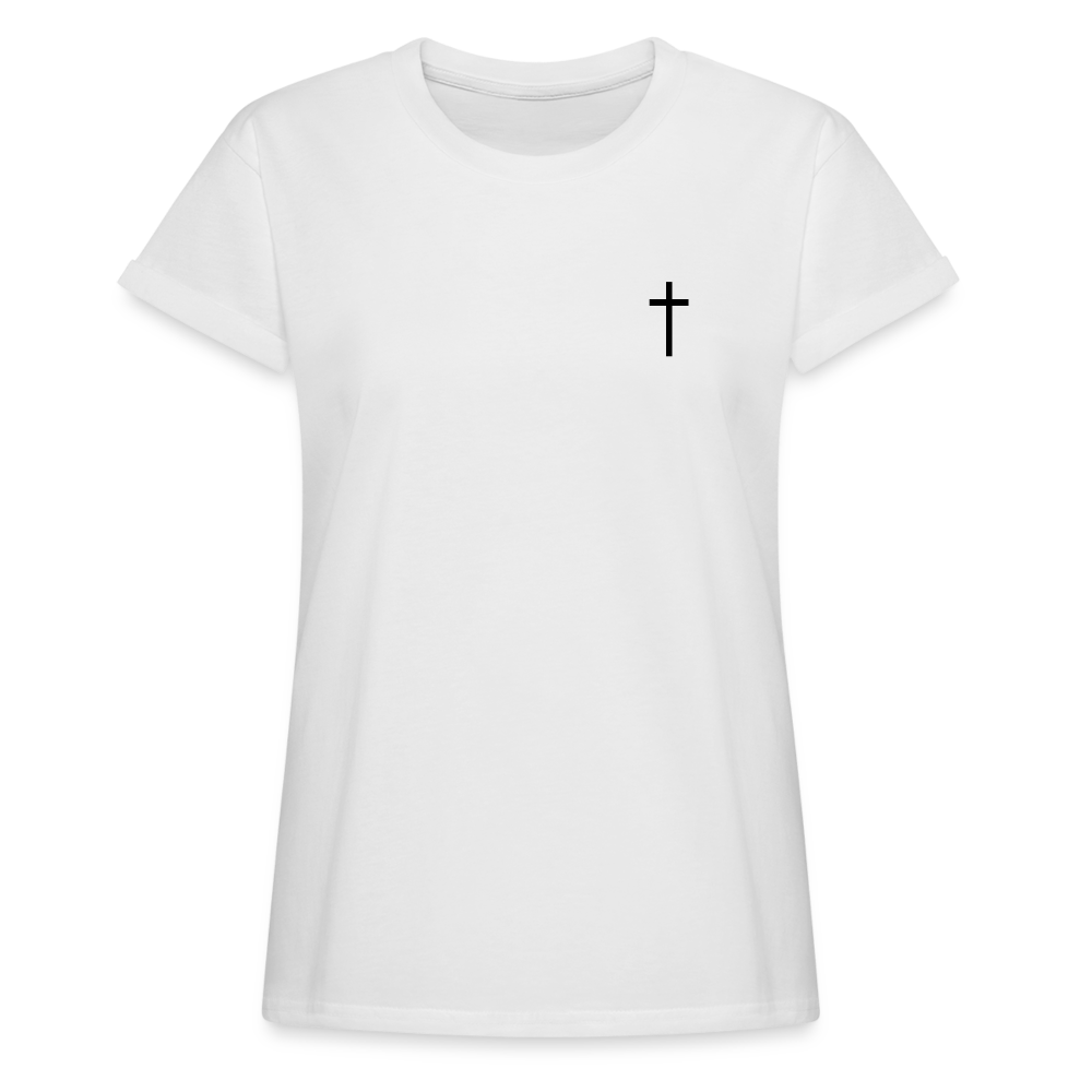 Cross Women’s Oversize T-Shirt - white