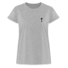 Cross Women’s Oversize T-Shirt - heather grey