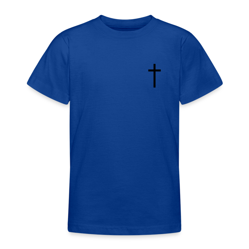Cross Teenage T-Shirt - royal blue