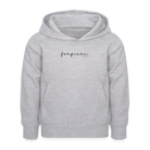 Forgiven Kids Hoodie - light heather grey