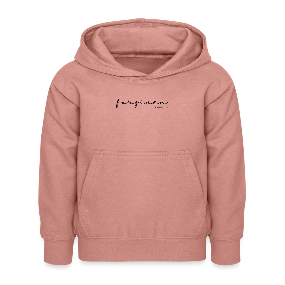 Forgiven Kids Hoodie - dusky rose