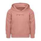 Forgiven Kids Hoodie - dusky rose