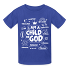 Child of God Kids T-Shirt - royal blue