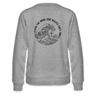 Wind and waves Women’s Premium Sweatshirt - heather grey