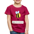 Bee strong an courageous Kids' Premium T-Shirt - dark pink
