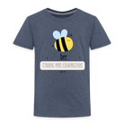 Bee strong an courageous Kids' Premium T-Shirt - heather blue