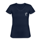 Wind and waves Women’s V-Neck T-Shirt - navy