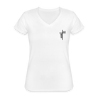 Wind and waves Women’s V-Neck T-Shirt - white